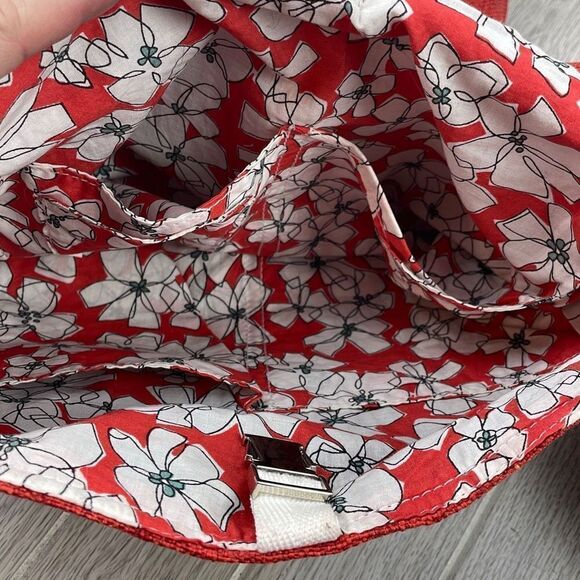 Sage & Harper Women's Multi Media Medium Crossbody Bag Red and Tan - Picture 15 of 16